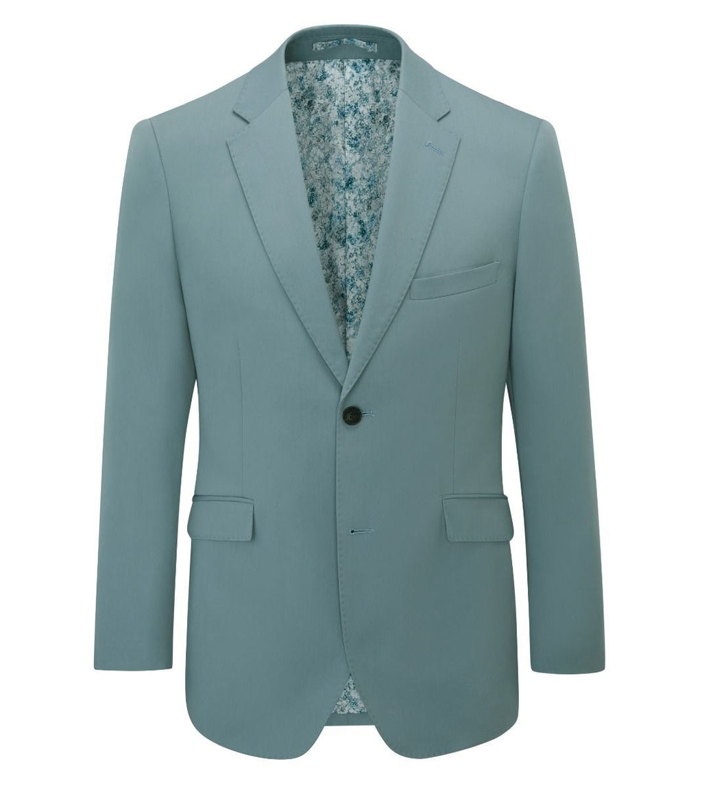 Skopes Tailored Fit Beckett Suit Jacket For Men in Mint Green, 36S-62L