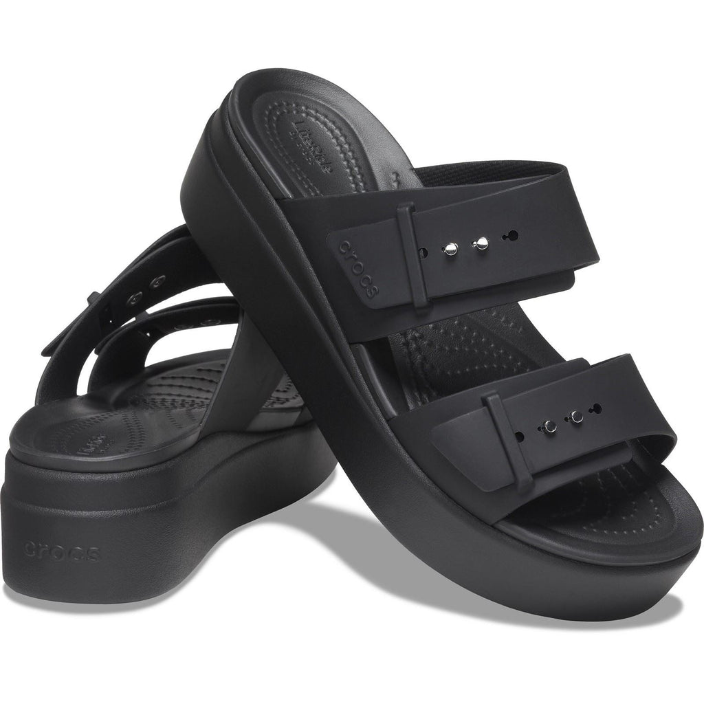 Crocs Women's Brooklyn Sandal Low in Black 4 to 8