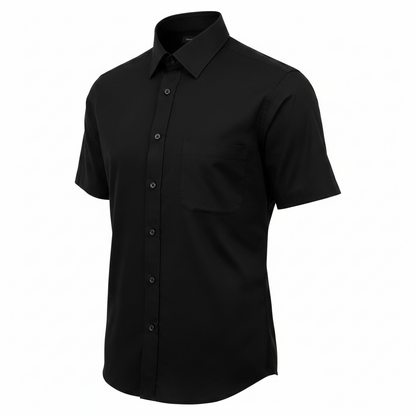Double Two Men's Classic Cotton Blend Shirt 6 Colours Collar 14.5–23" - additional view 2