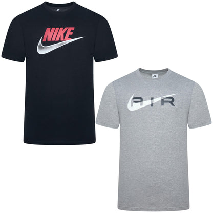 Nike Men's Graphic Print T-Shirt | Black, Grey & Multi