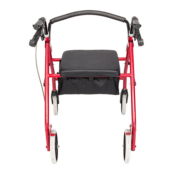 Ultra Lightweight Folding Rollator Walker – Adjustable, Portable Aid for Elderly