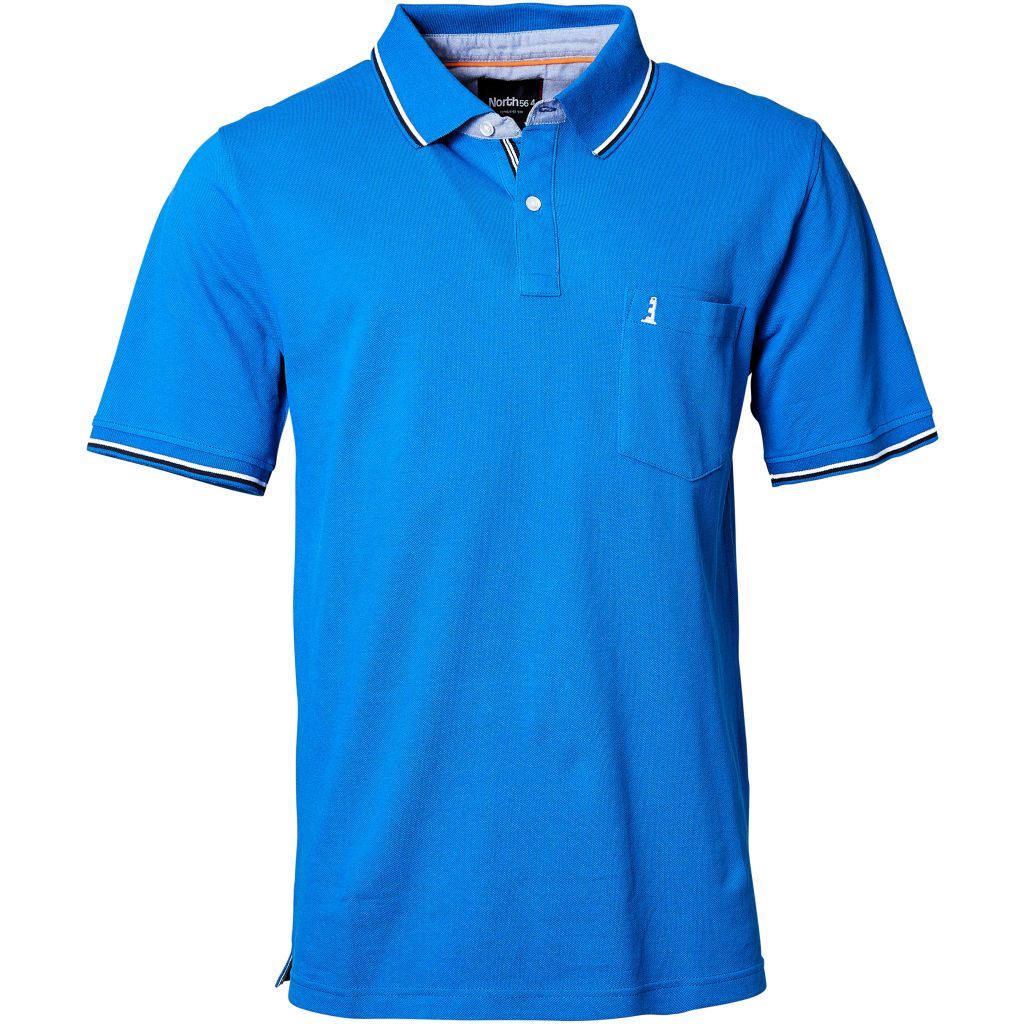 North 56*4 Mens Big Size Cotton Pique Polo Shirt (91129)