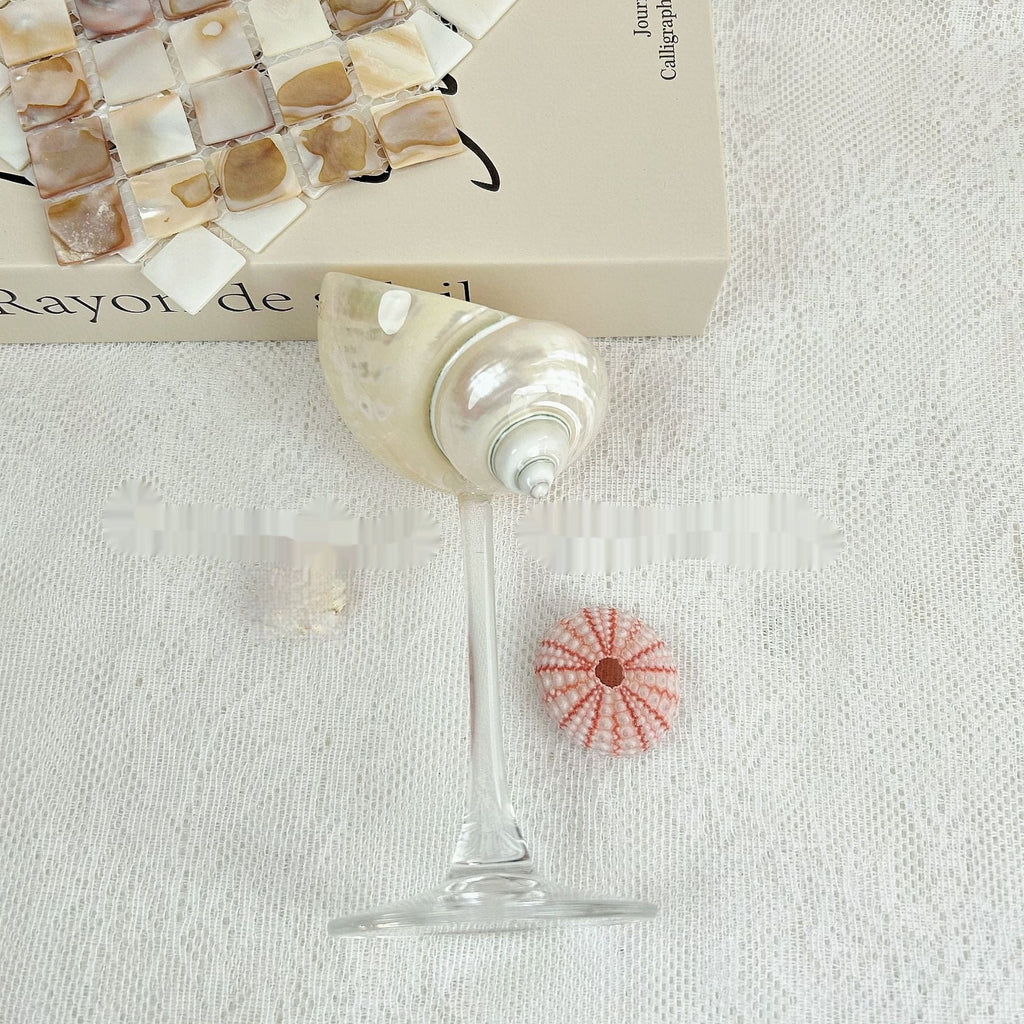 Ins Handmade Shell Conch Wine Glass Aromatherapy Dish