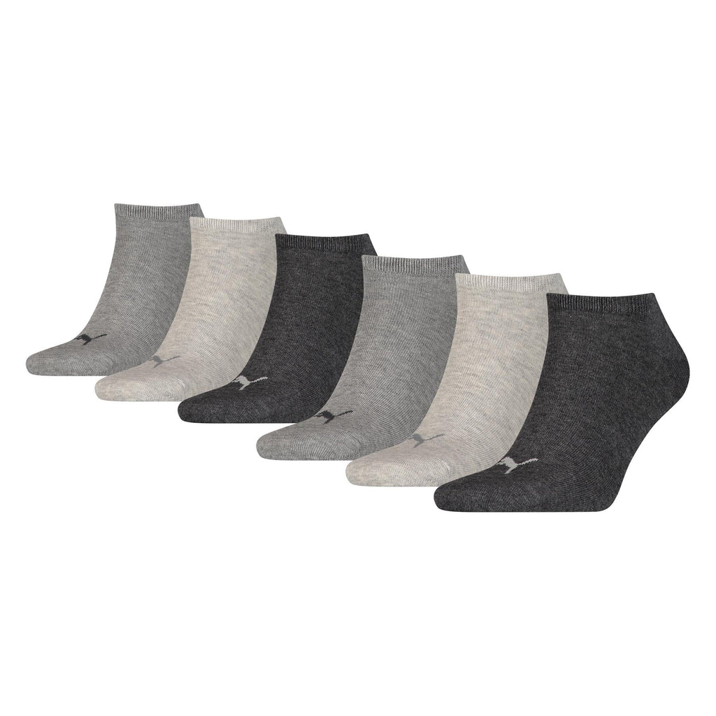 Puma unisex Sneaker Plain Socks Ecom in Pack of 6 in 43 to 47
