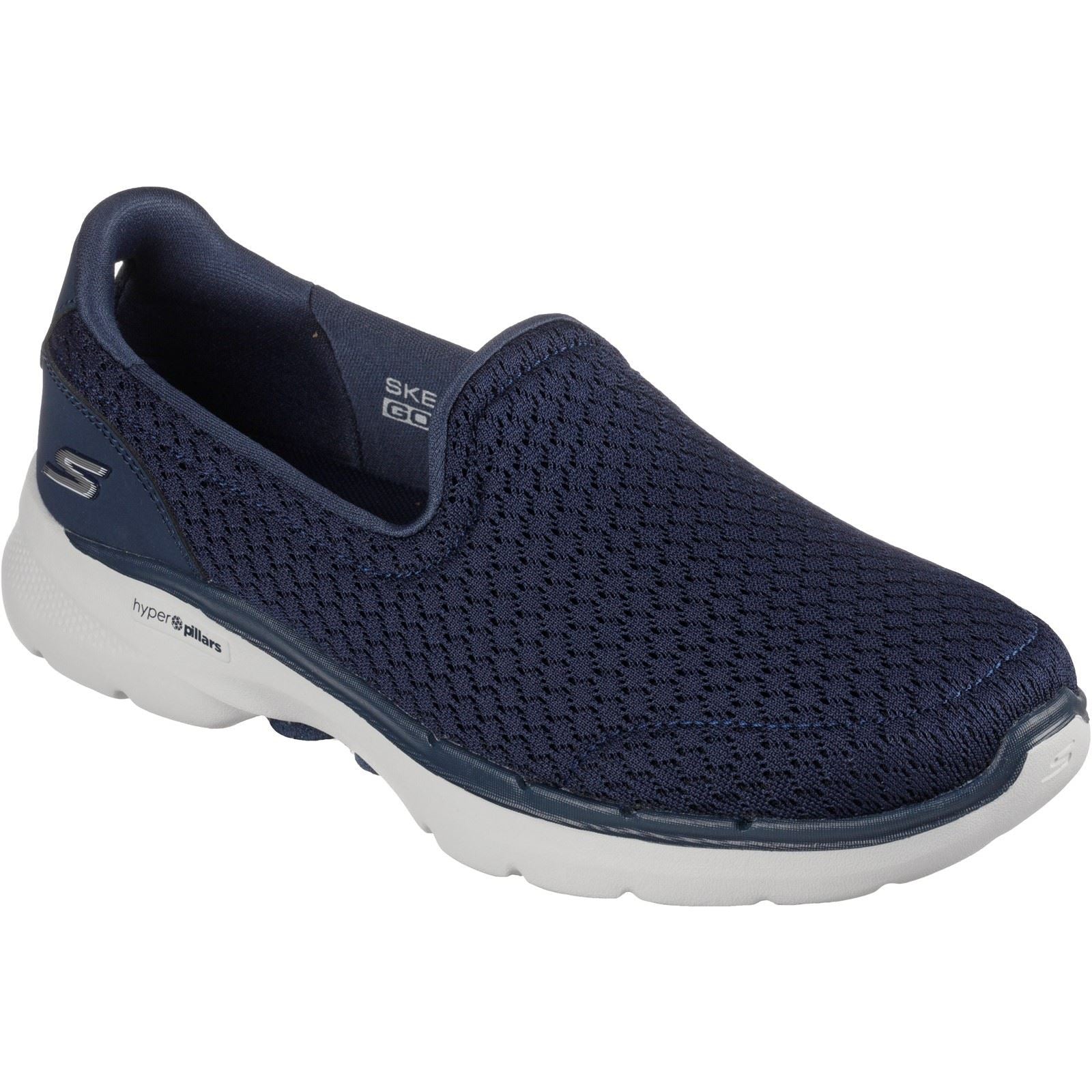 Skechers (GAR124523) Slip On Ladies Go Walk 6 Sea Coast Shoes in UK 3 to 8