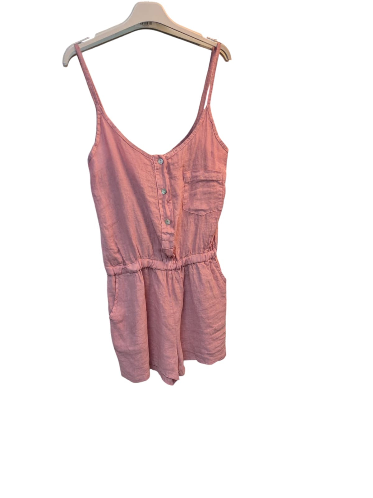 Linen Playsuit | Lightweight Summer One Piece – One Size 8-12