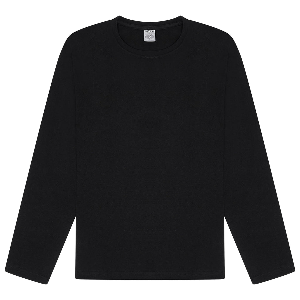 Kruxader Men's Pyjama Set Black Check Cotton Long Sleeve S–4XL