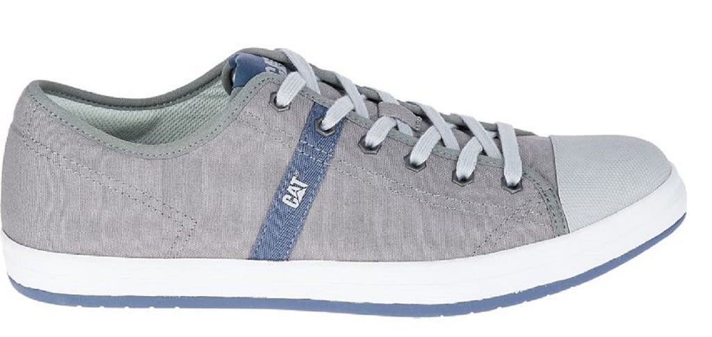 CAT Mens Checklist Canvas Sneakers in Grey (P722232)