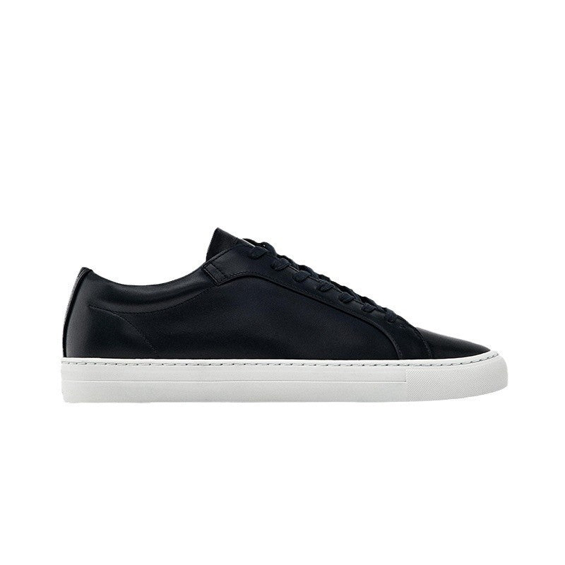 Lace-Up Leather Casual Sneakers
