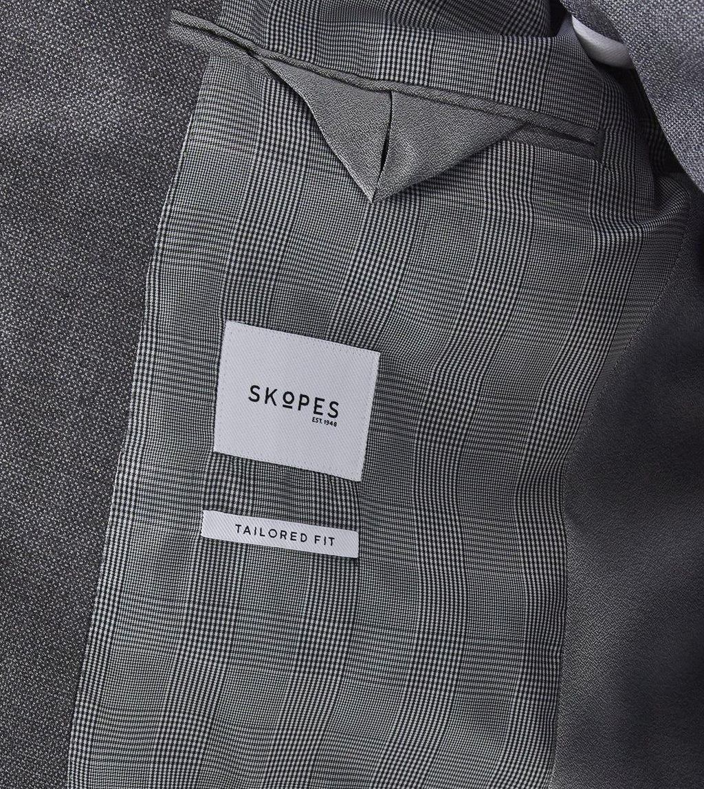 Skopes Men's Tailored Fit Harcourt Jacket in Silver 34 Short to 68 Long