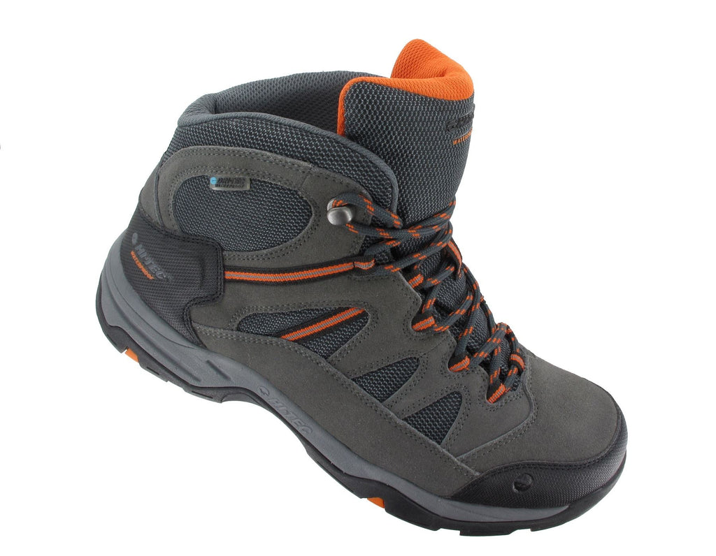 Hi Tec Bandera II Water Proof Mens Boots in Charcoal/Graphite/Burnt Orange