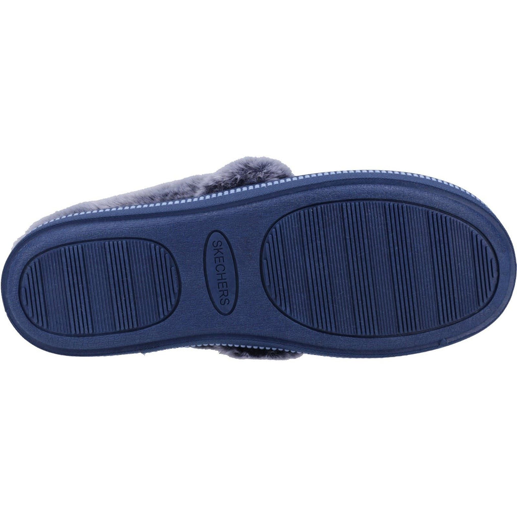 Skechers (GAR32777) Women's Cozy Campfire-Team Toasty Slipper in Navy 3 to 8