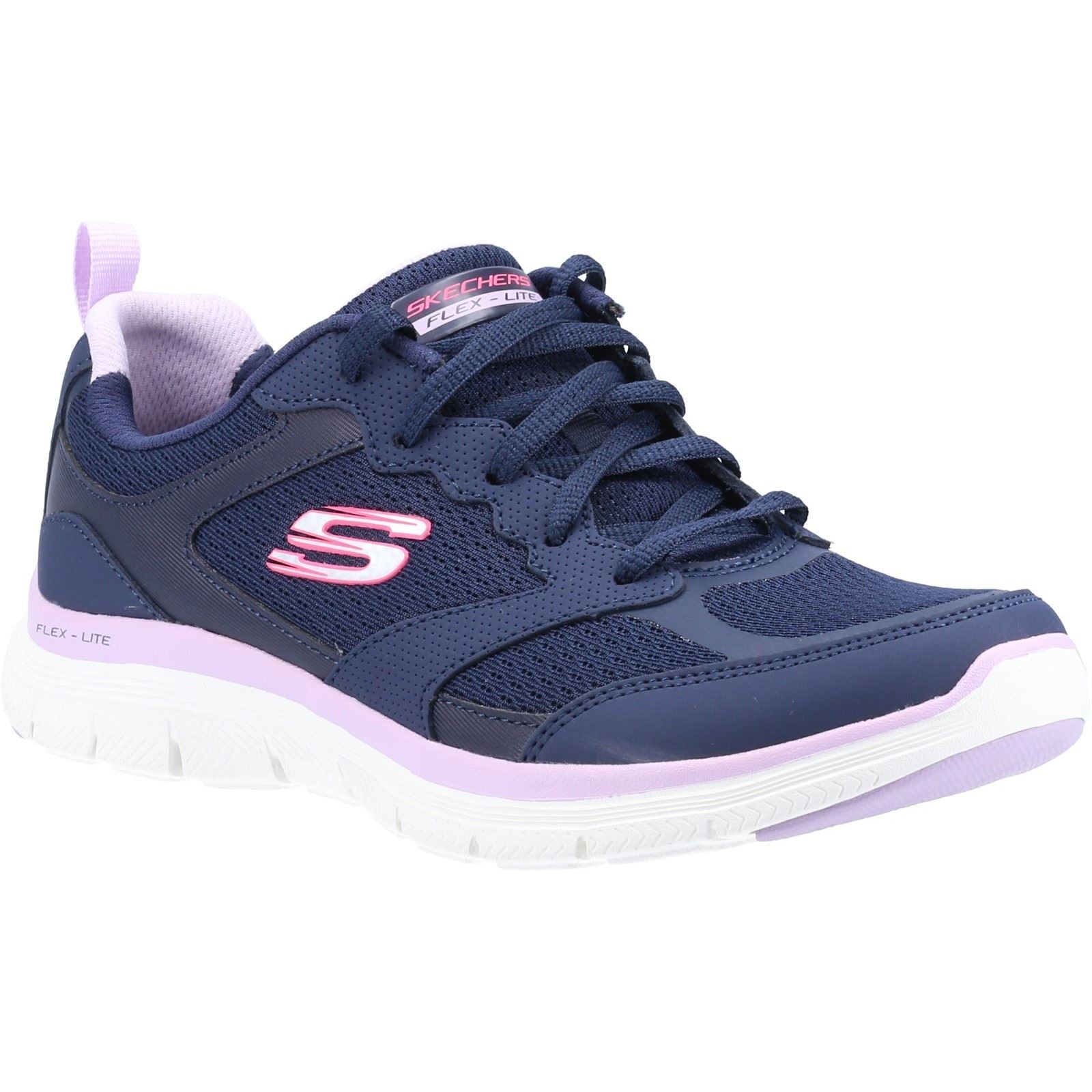Skechers Flex Appeal 4.0 Active Flow Sport Shoes Ladies Sports in Navy