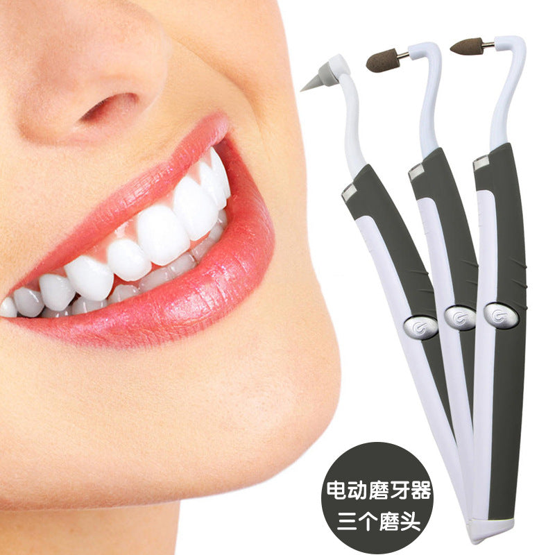 litpackLED sonic vibration electric teeth grinder polishing tooth cleaner removes dental plaque