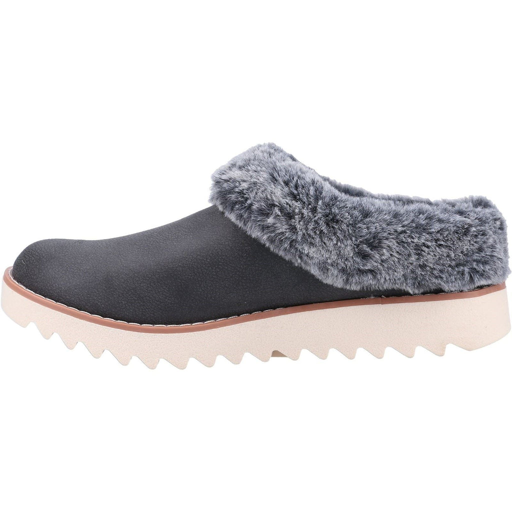 Skechers (GAR113423) Women's BOBS Mountain Kiss Winter Rock Slipper in Charcoal 3 to 8