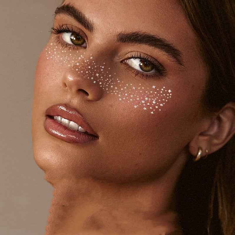 Gilding Freckle Tattoo Sticker European And American Gilding Glitter Stickers Waterproof