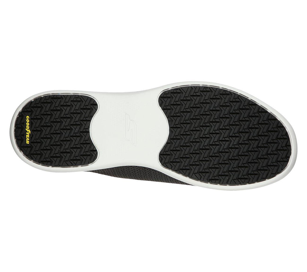 SKECHERS Men's GOwalk Stability - Progress shoe in Black/Blue