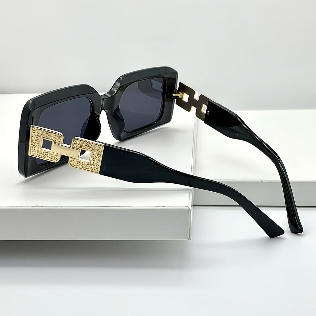 Women's Y2K-Inspired Square Fashion Glasses with PC Lenses & Polycarbonate Frame