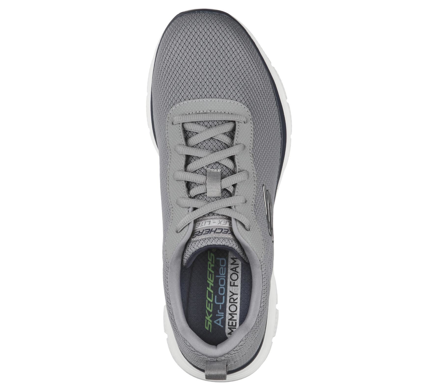 Skechers Men's Flex Advantage 4.0 Sneaker shoes in Grey/Navy in UK 6 to UK 13