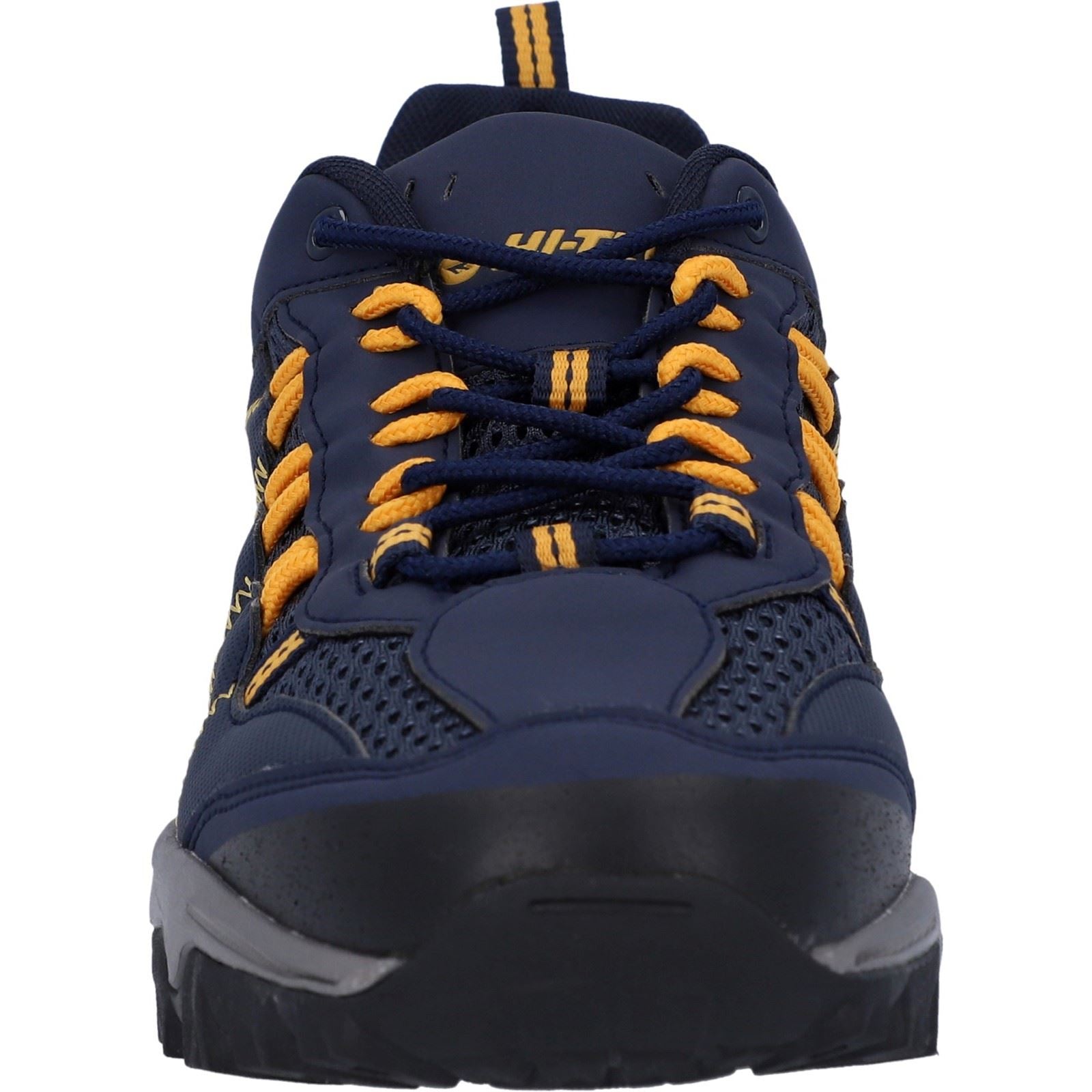 Hi-Tec Men's Jaguar Low Rise Hiking Boots in Navy/Yellow 6 to 13