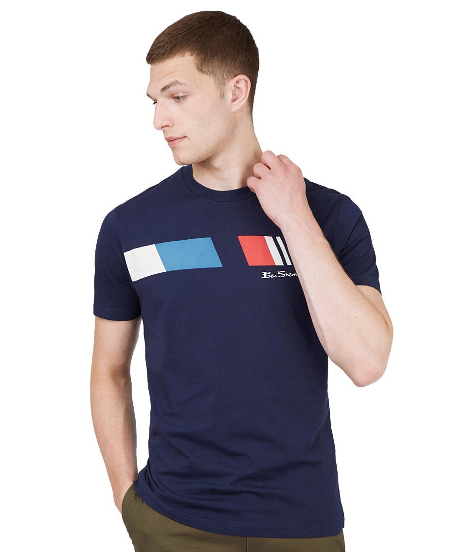 Ben Sherman Original Abstract Target Tee in 2XL-5XL