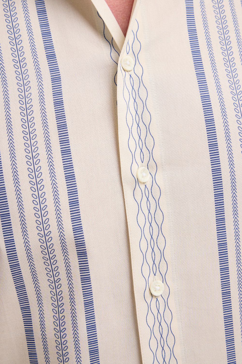 Double TWO Stripe Short Sleeve Shirt For Men in 2 Colours, M-5XL