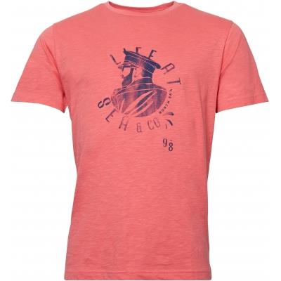 North 56*4 Mens Big Size Printed Tee Shirt (11106B) 2XL-10XL, 2 Colours