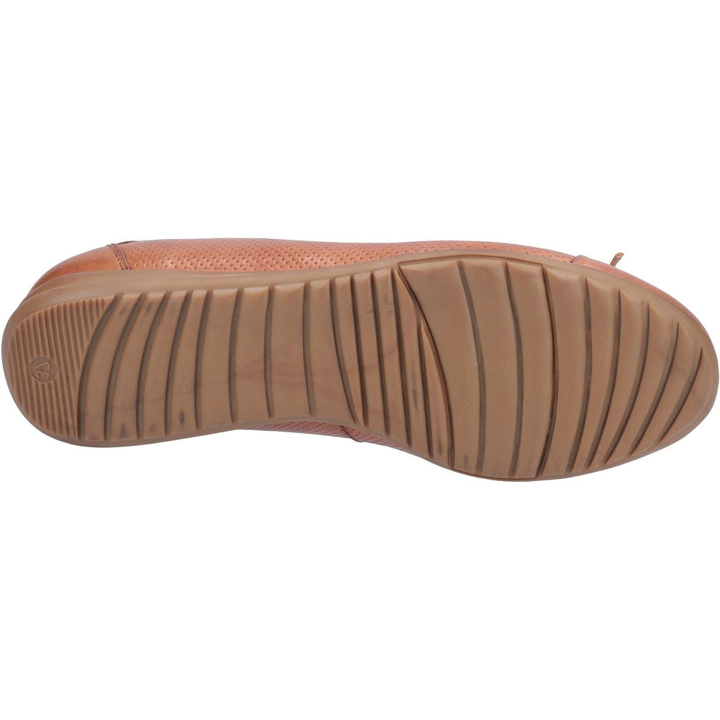 Hush Puppies Jolene Slip Ons Ladies Shoes in Tan