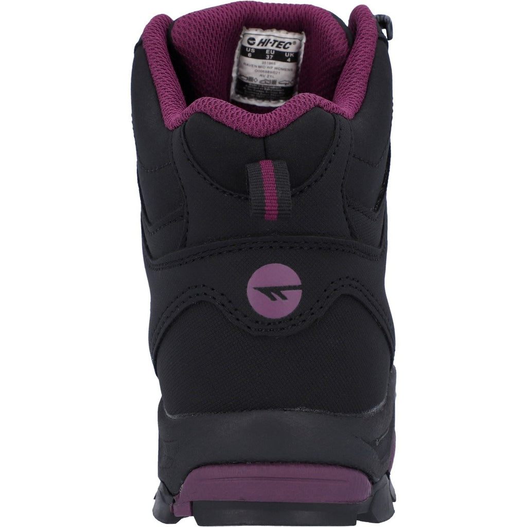 Hi-Tec Women's Raven Mid WP Walking Boots in 2 Colour Options 3.5 to 8