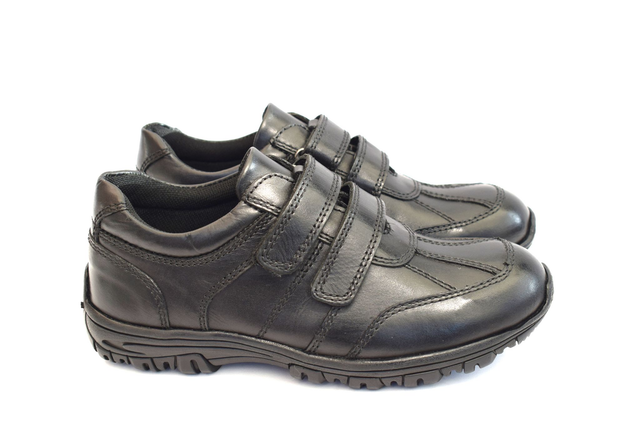 Luke Premium Leather Shoes for School Kids