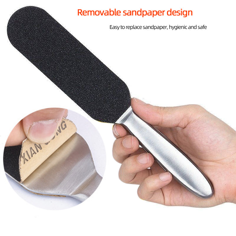 Stainless Steel Double Side Foot File Replace Sanding Cloth Pedicure Foot-Care-Tool Dead Skin Remover Foot Rasp Refill