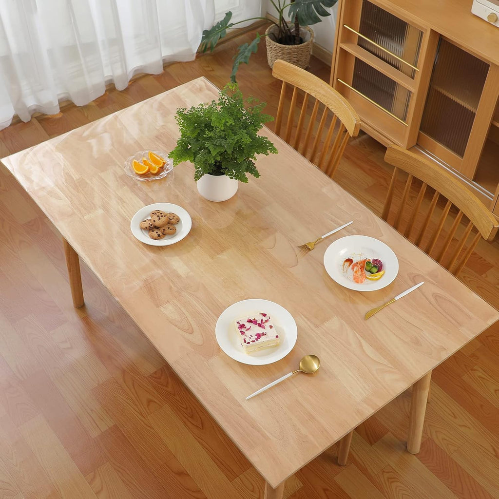 Clear Table Protector 60x60cm Transparent PVC 2mm Thick Table Pad Yanen