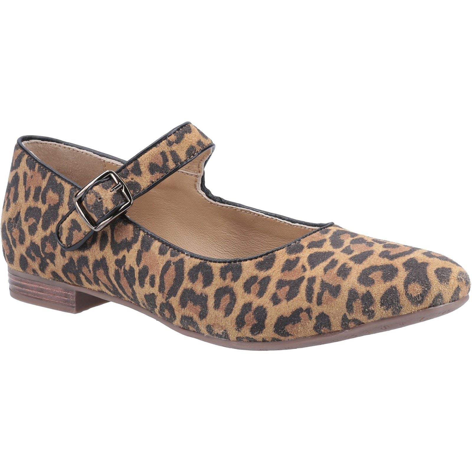 Hush Puppies Melissa Strap Shoe Ladies Summer in Leopard