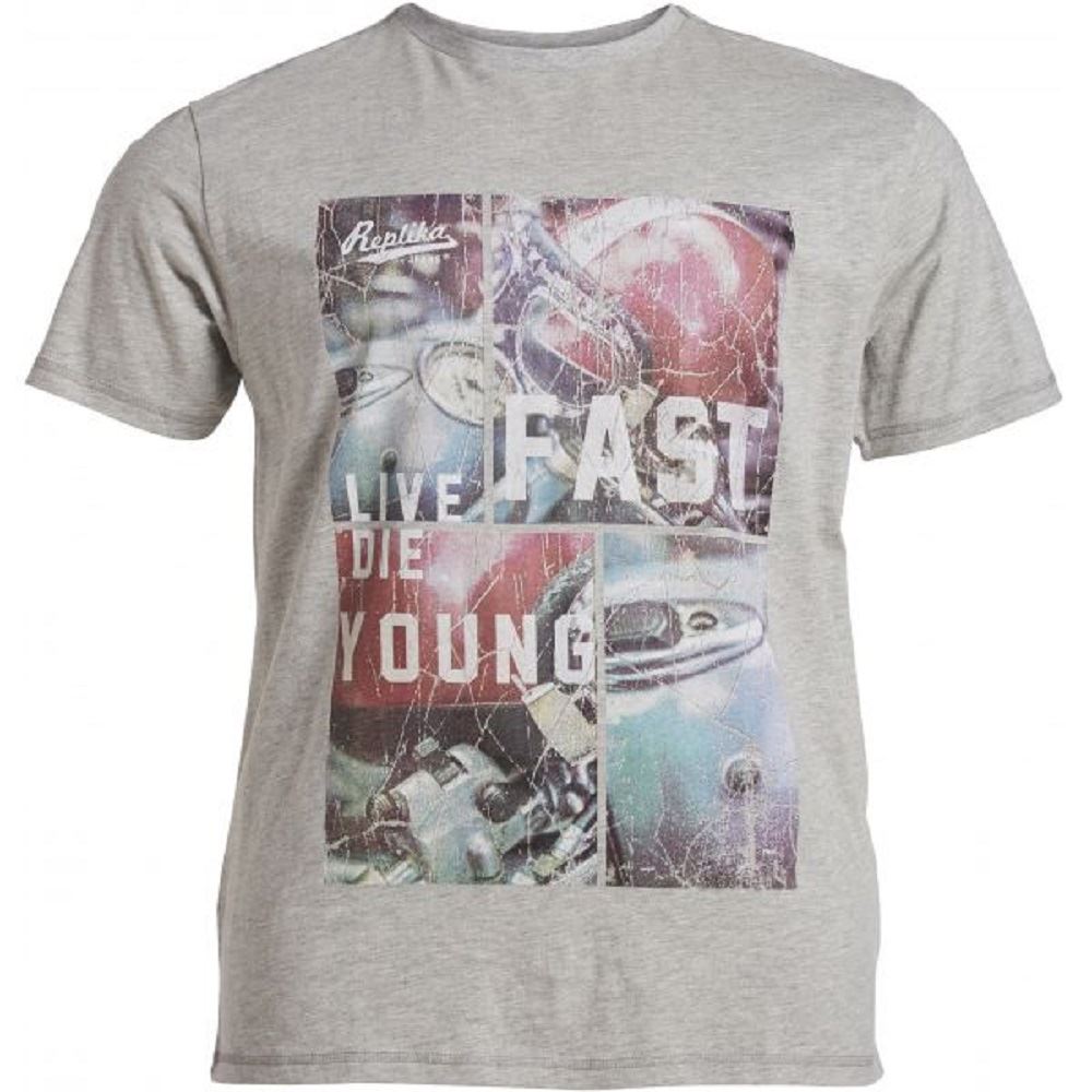 North 564 Mens Extra Tall Premium Cotton Printed Tee Shirts