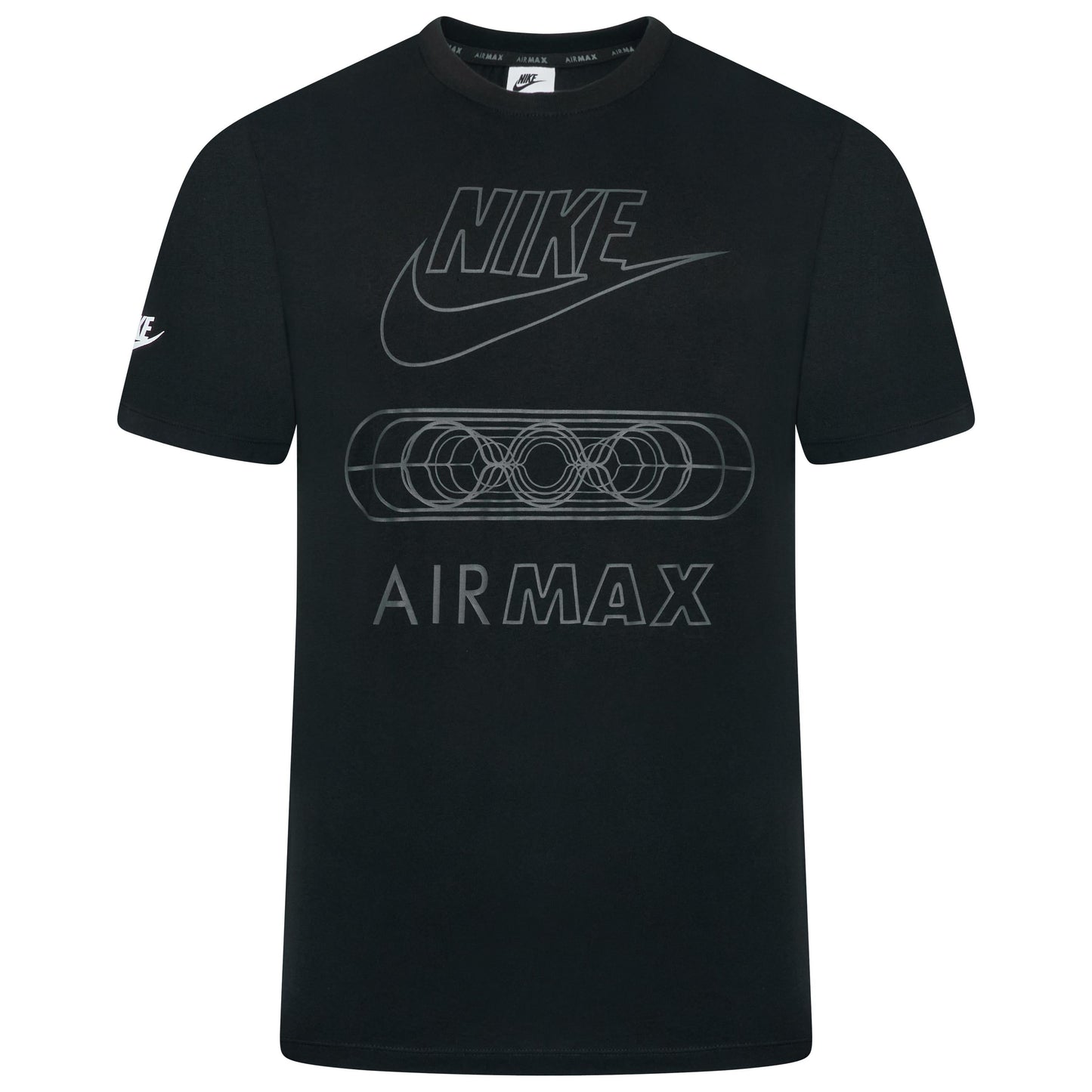 Nike Men's Graphic Print T-Shirt | Black, Grey & Multi