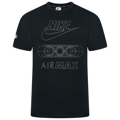 Nike Men's Graphic Print T-Shirt | Black, Grey & Multi