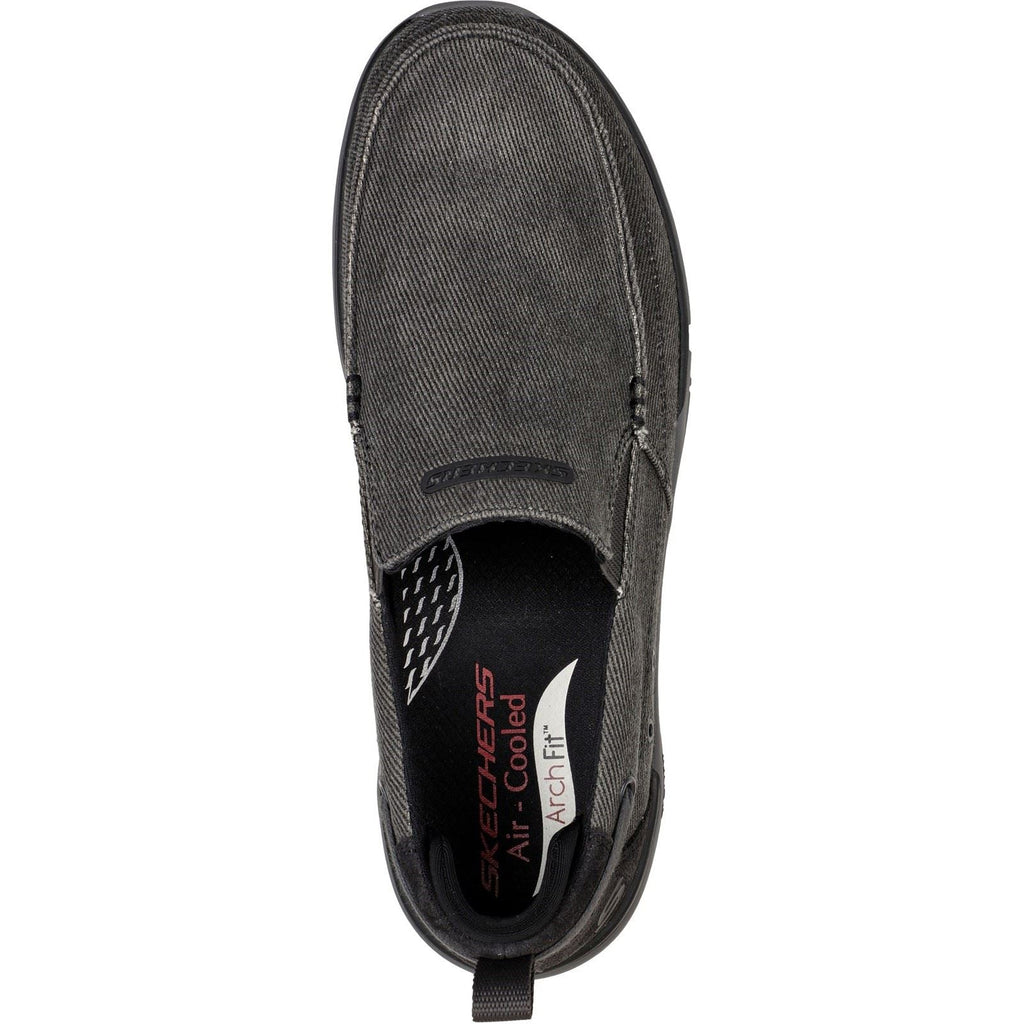 Skechers (GAR204605) Slip On Mens Arch Fit Melo Port Bow Shoes in UK 6 to 12