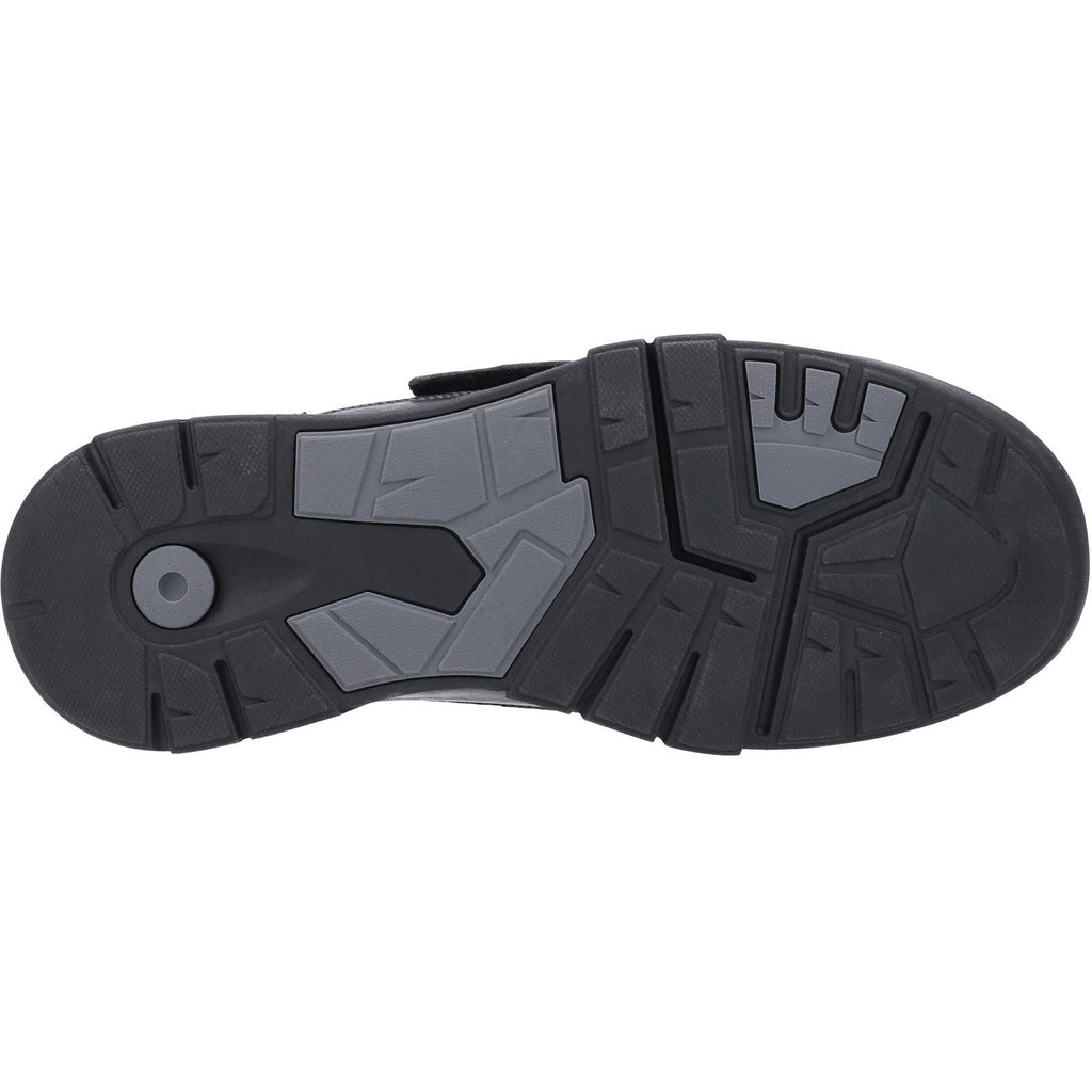 Hush Puppies Fabian Touch Fastenings Touch Fastening Mens Shoes in Black