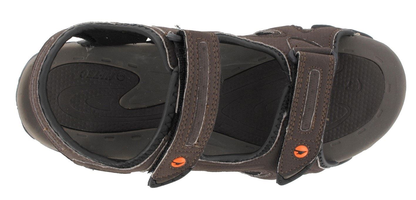 OWAKA MEN'S WALKING SANDAL IN DARK BROWN & TAUPE