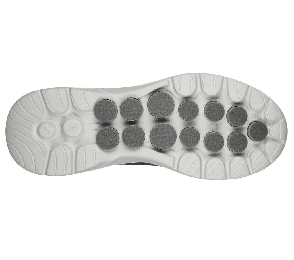 SKECHERS Men's GOwalk 6 - Bold Knight Shoes in Charcoal in Size UK 6 to UK 15