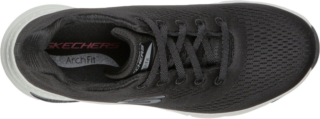 Skechers Arch Fit Sunny Outlook Sports Shoe Ladies Sports in Black/White
