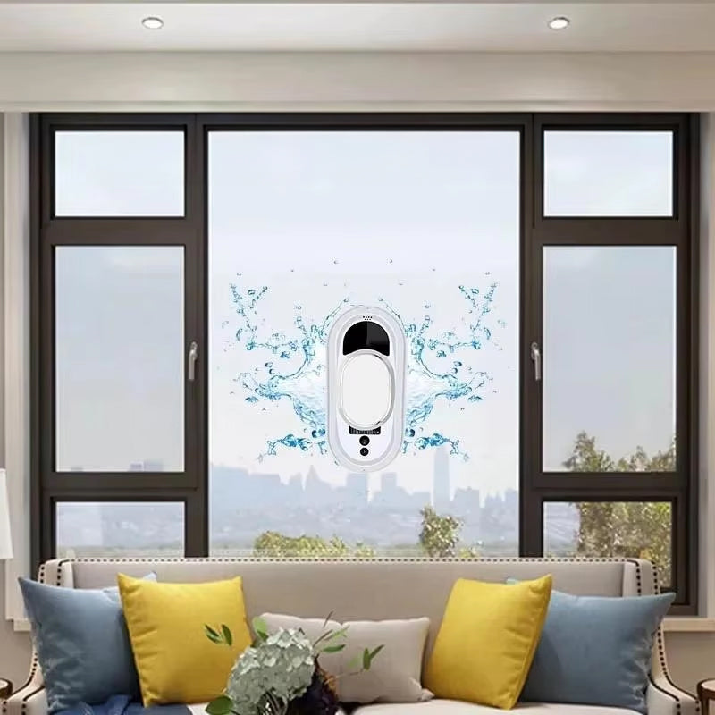 5600Pa Smart Window Cleaning Robot   Auto-Guided, Remote-Controlled Glass Cleaner for Home Use