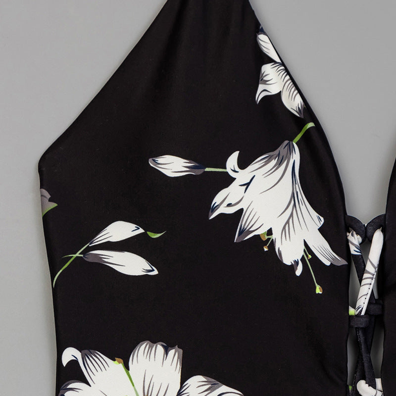 Women's Slim Belly Cover Net Celebrity Hot Spring Vacation Swimsuit