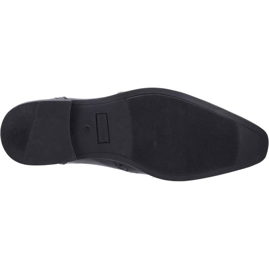 Hush Puppies Brace Brogue Lace Up Mens Shoes in Black