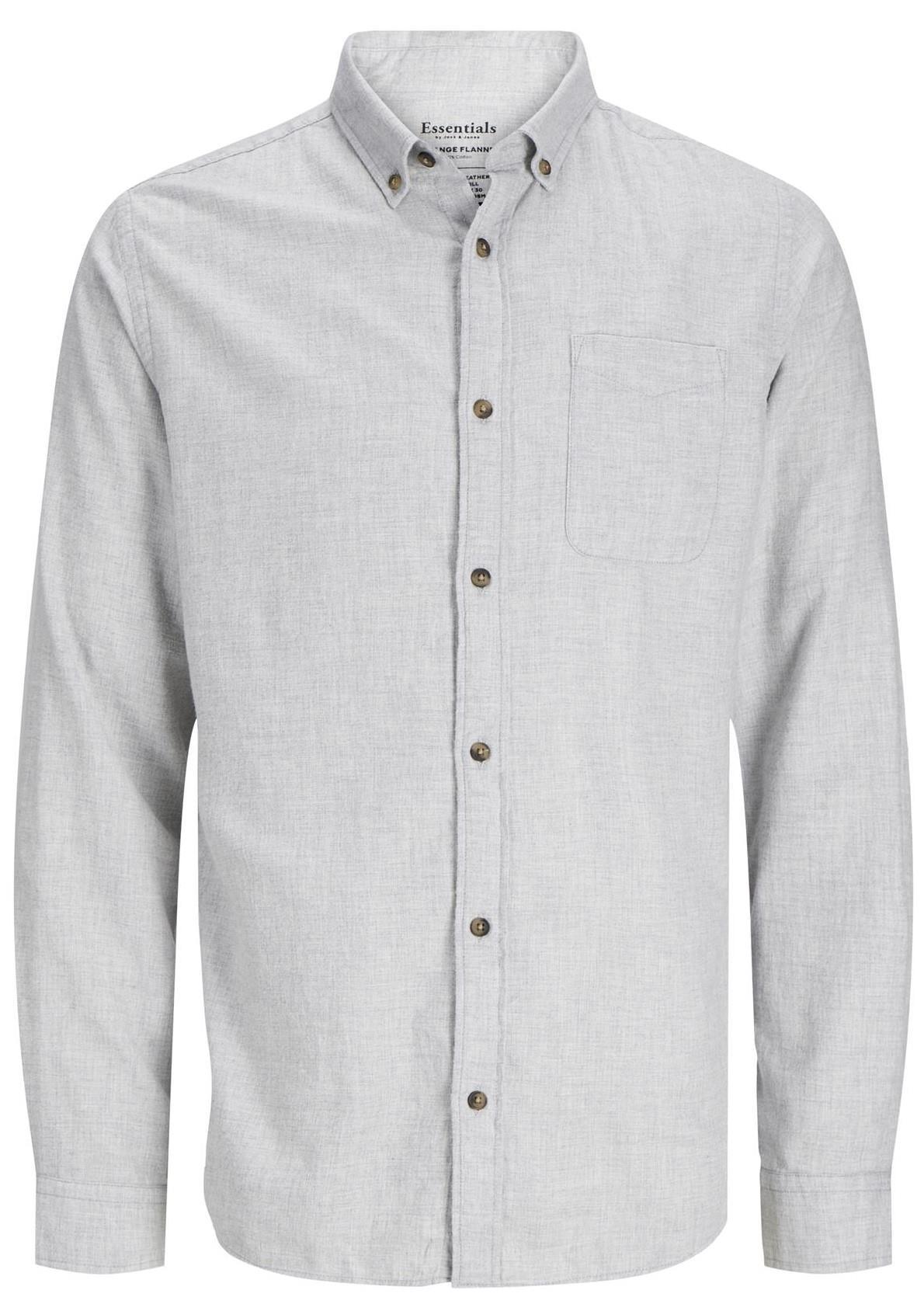 Jack & Jones Long Sleeves Shirt For Men (JJECLASSIC MELANGE) in 4 Colours, L-XL