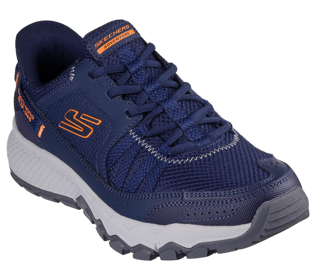 Skechers Slip On Shoe For Men Dynamite AT - Escapar Slip-ins in Navy/Orange, 5.5-13