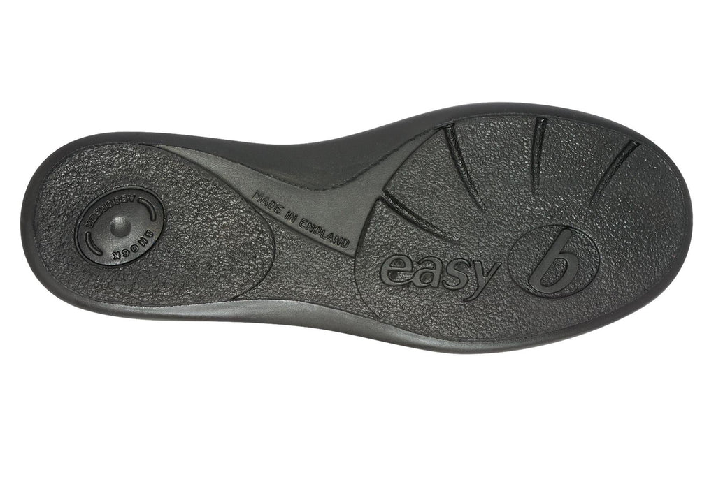 Womens (Phoebe) 4E Fit By Db Shoes in Black leather  UK3 to  UK8