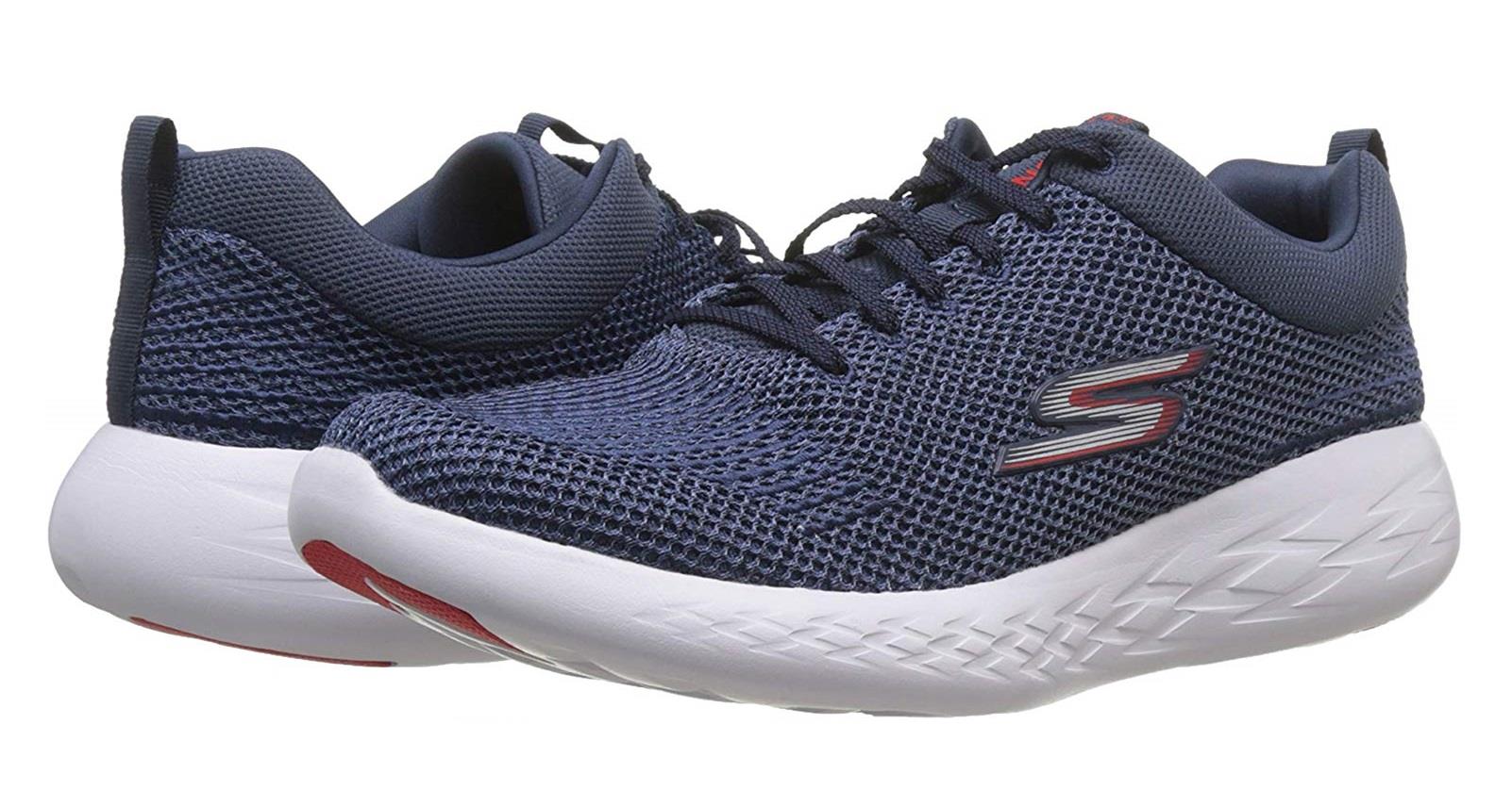 SKECHERS Men's GOrun 600 - Nile Walking/Running/Gym Trainers in Blue/Navy