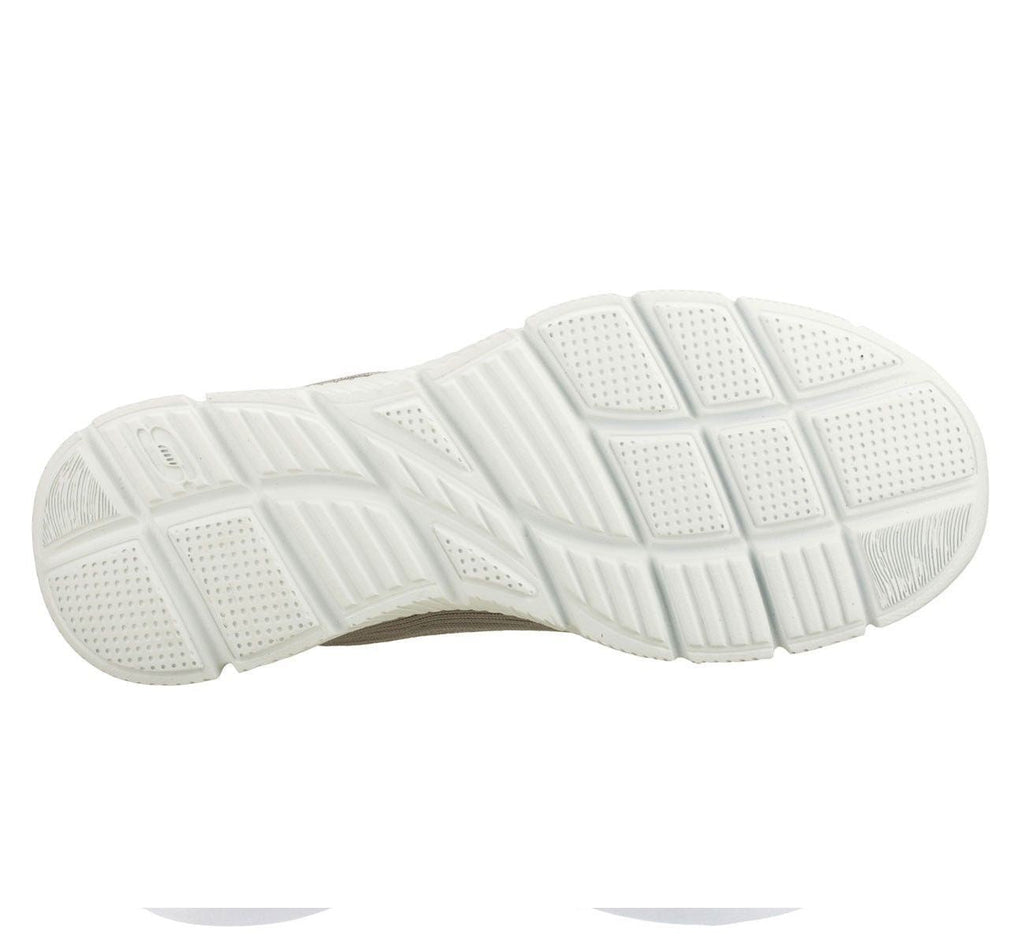 SKECHERS MEN'S EQUILIZER QUICK REACTION LIGHT GREY/BLACK WALKING/RUNNING TRAINERS IN SIZE UK6 TO UK13