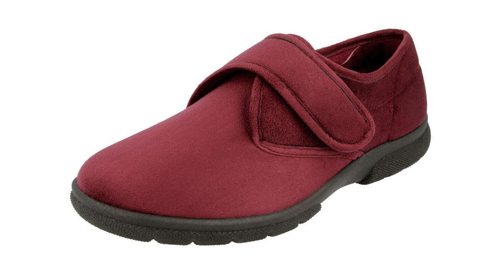 Men'S Slippers / House Shoes (Daniel)2V Wide Fit By Db Shoes in Burgundy